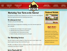 Tablet Screenshot of farmwebdesign.com